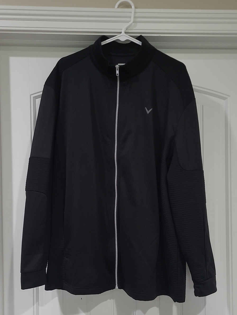 Callaway Black and Gray Full Zip Lightweight Jacket